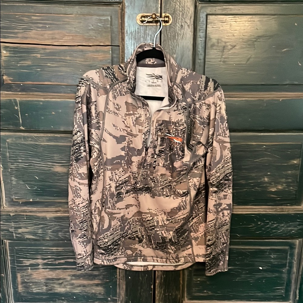 Sitka 3/4 zip long sleeve base layer